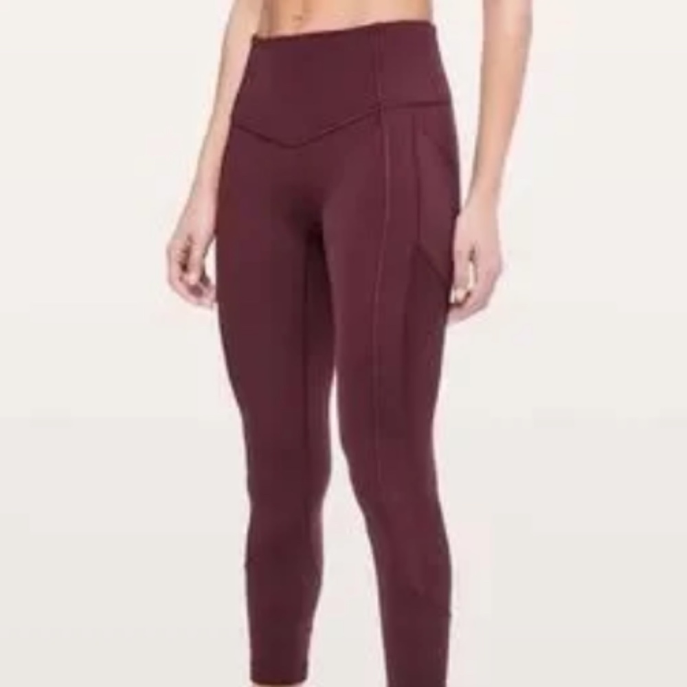 Lululemon Maroon All The Right Places